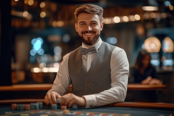 vip338 live dealer interface with multilingual support and table limits displayed